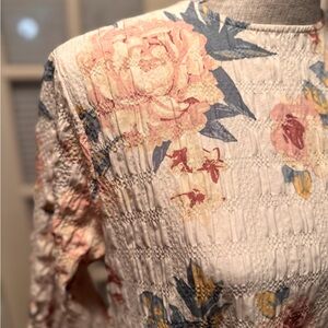 Zara Floral Babydoll Minidress